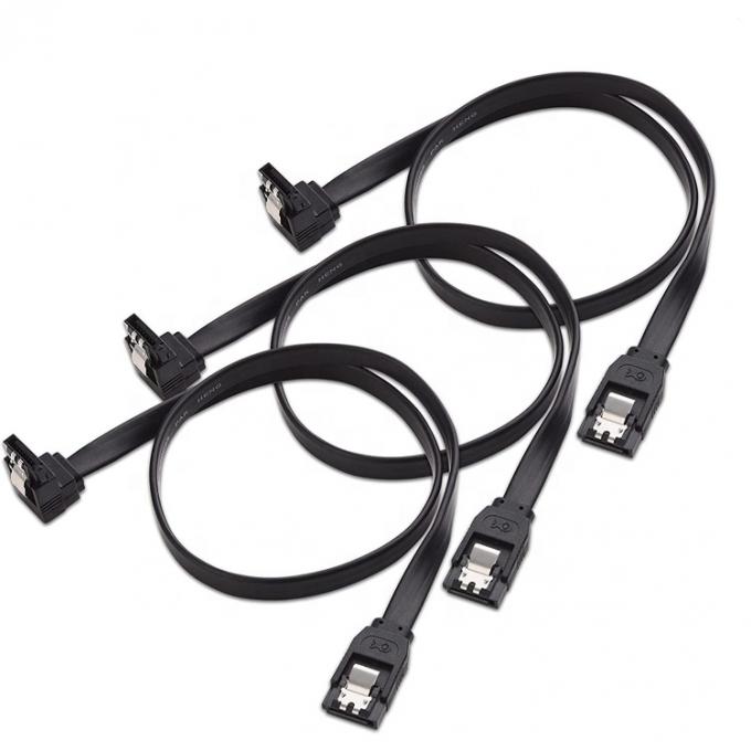 Alta velocità 6Gbps di blocco angolo destro di chiusura Sata III 3.0 cavo di estensione di alimentazione per disco rigido 0