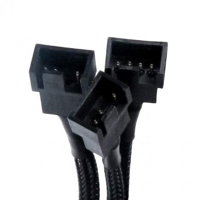 1 a 3 CPU 4 PIN Connector PC Case Controllo della temperatura Ventilatore di raffreddamento Y Splitter Cable di estensione PWM 2