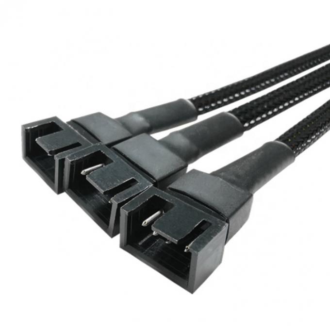 1 a 3 CPU 4 PIN Connector PC Case Controllo della temperatura Ventilatore di raffreddamento Y Splitter Cable di estensione PWM 3