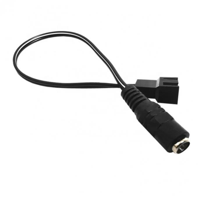 12V Femminile DC Plug to 3 4 Pin PC Case Fan Power PWM Adapter Extension Cable 3