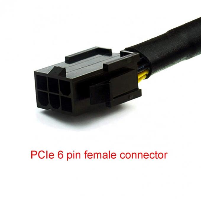 GPU 6 PIN femmina a doppia 8 PIN maschio 18AWG PCI Express Motherboard Power Supply Adapter PCIe Riser 3.0 Cable di estensione 3
