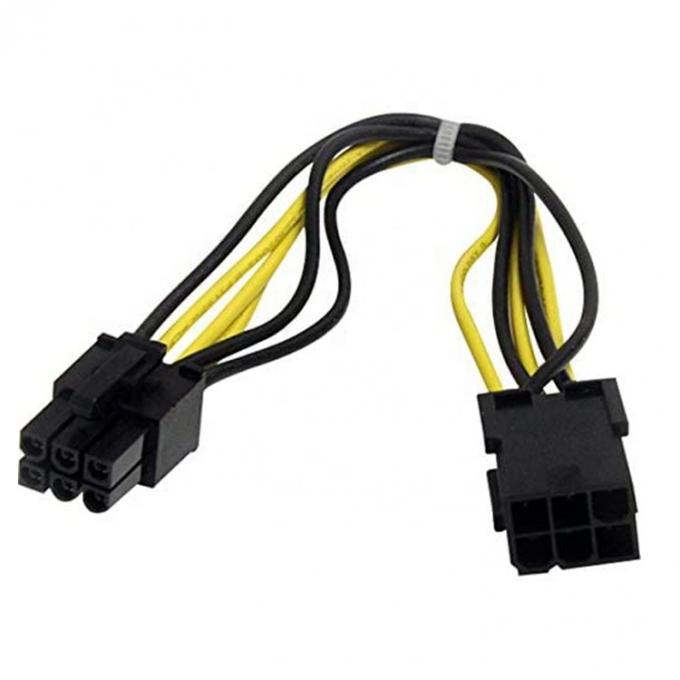 PCI-E 6 pin a 6 pin GPU maschio a femmina ATX scheda grafica video PCIE PCI Express cavo di alimentazione 0