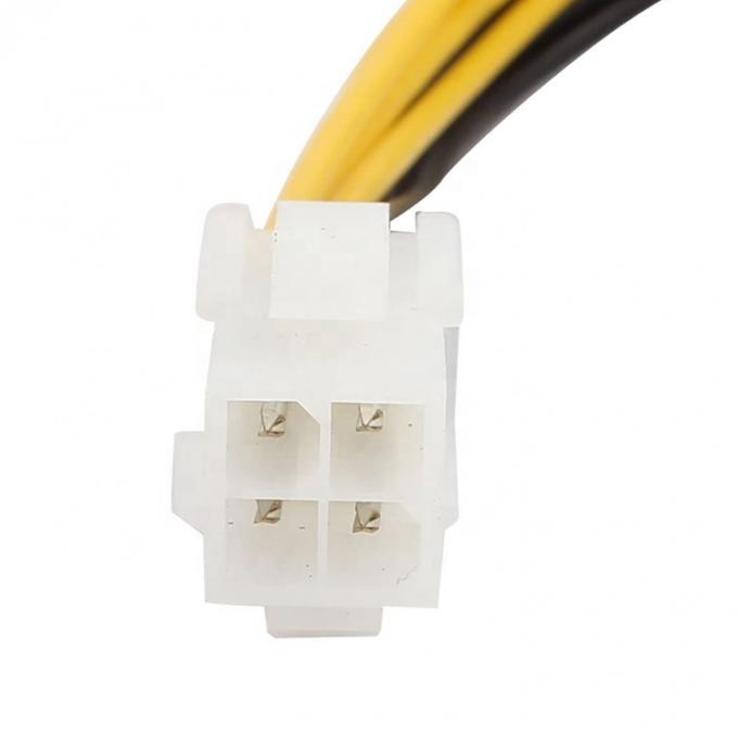 4 pin femmina a 8 pin maschio ATX Motherboard Cable di estensione di alimentazione CPU 2
