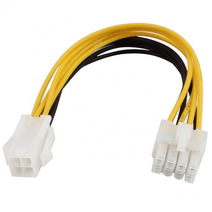 4 pin femmina a 8 pin maschio ATX Motherboard Cable di estensione di alimentazione CPU 3