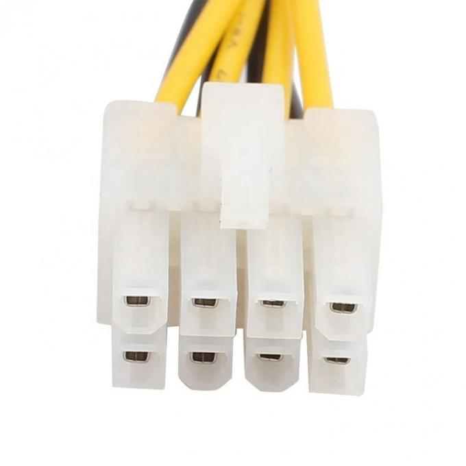 4 pin femmina a 8 pin maschio ATX Motherboard Cable di estensione di alimentazione CPU 1