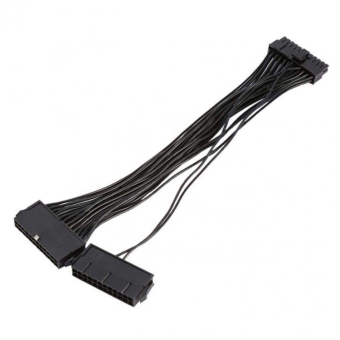 PSU 24 PIN Femmina a doppia 20 4 24 PIN Maschio ATX Mining Motherboard Cable di estensione 2