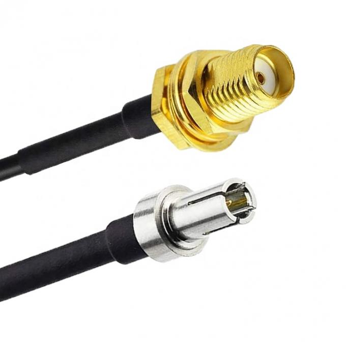 Cable coassiale RF ad adattatore di antenna con connettore femminile da TS9 a SMA 1