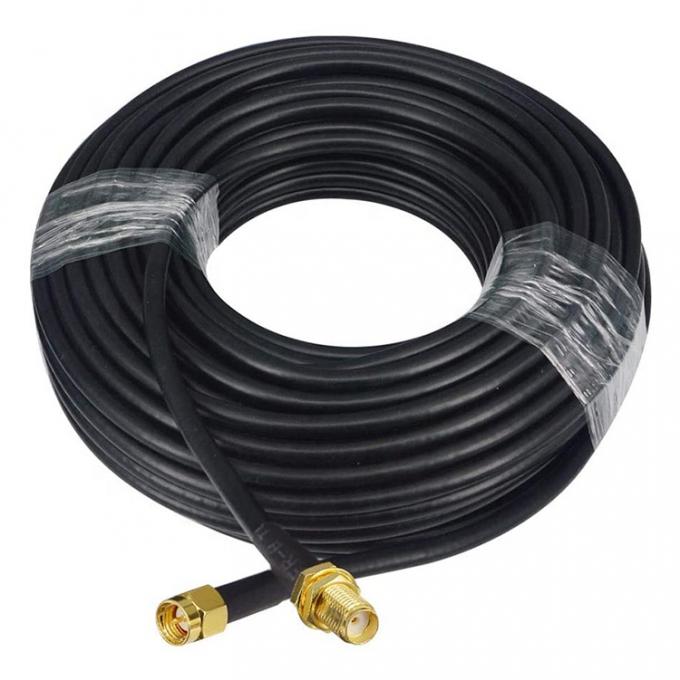 Maschio a femmina RG174 RG178 RG316 RG58 Assemblaggio RF Jumper Antenna Cavo coaxiale 4