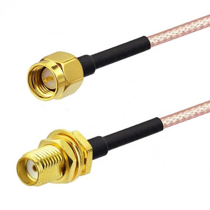 RG 174 SMA Maschio a SMA Femmina Jumper RF Adapter Connector Antenna Cavi coassiali 2