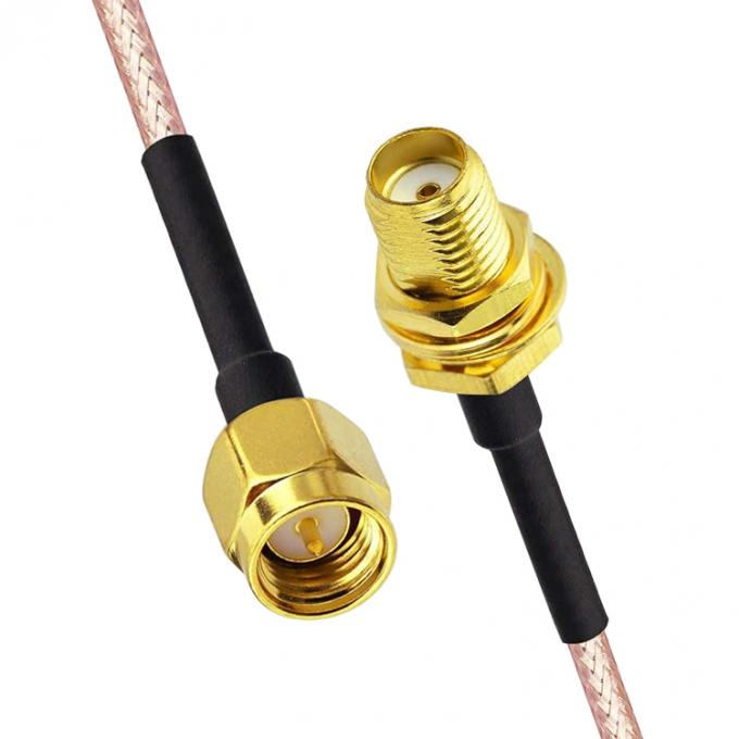 RG 174 SMA Maschio a SMA Femmina Jumper RF Adapter Connector Antenna Cavi coassiali 6