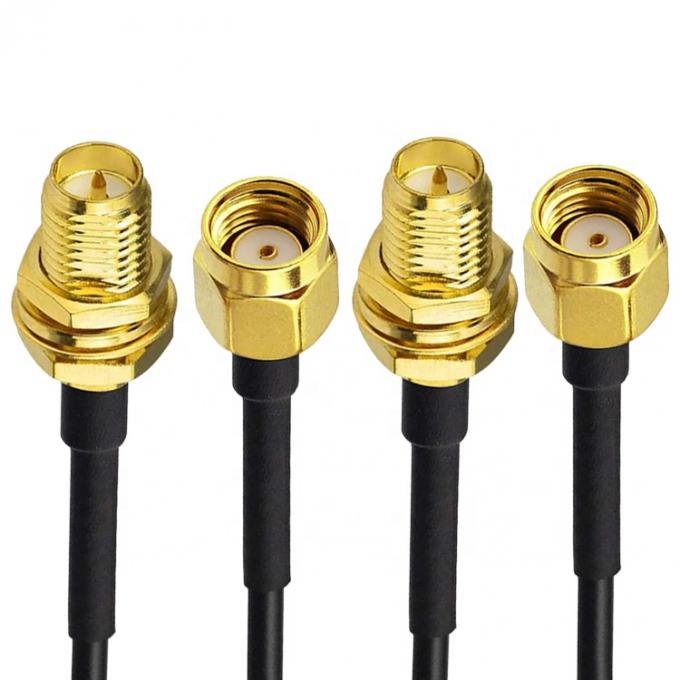 RG 174 SMA Maschio a SMA Femminile Jumper RF Adapter Connector Cavi coassiali 3