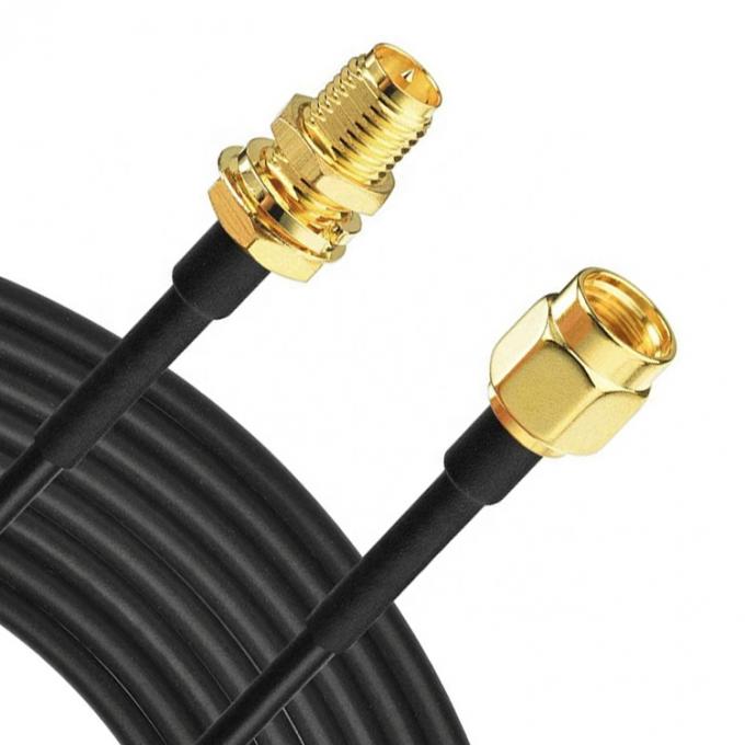 RG 174 SMA Maschio a SMA Femminile Jumper RF Adapter Connector Cavi coassiali 2