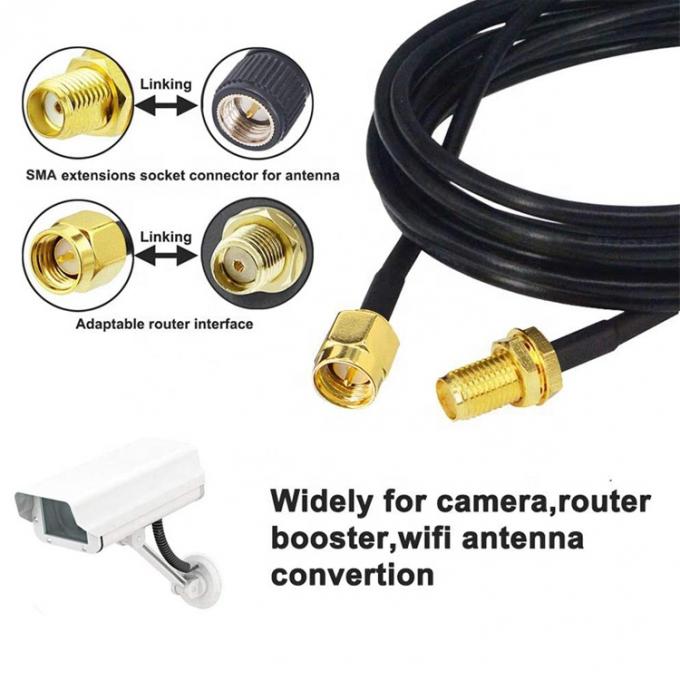 RG 174 SMA Maschio a SMA Femminile Jumper RF Adapter Connector Cavi coassiali 0