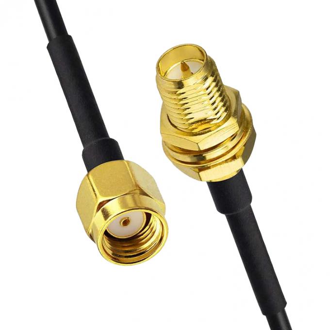 RG 174 SMA Maschio a SMA Femminile Jumper RF Adapter Connector Cavi coassiali 4