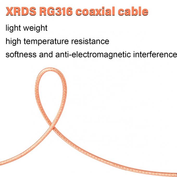 RG316 Coassiale RF SMA Maschio a SMA Femminile Jumper Connector Antenna Extender Cable di estensione per Wifi Ham Radio GPS 3