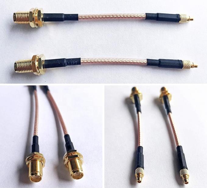 RG316 Pigtail SMA Femmina a MMCX Maschio MMCX Cavo di estensione dell'antenna coassiale RF 0