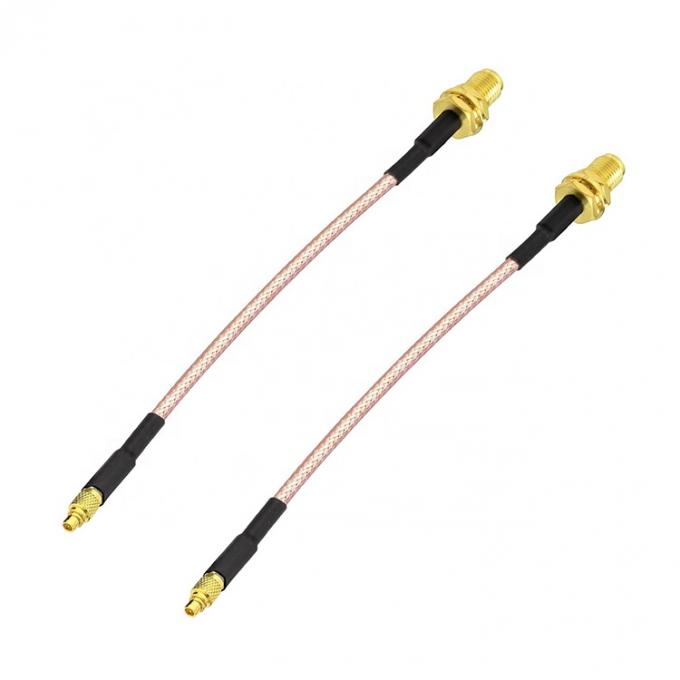 RG316 Pigtail SMA Femmina a MMCX Maschio MMCX Cavo di estensione dell'antenna coassiale RF 4
