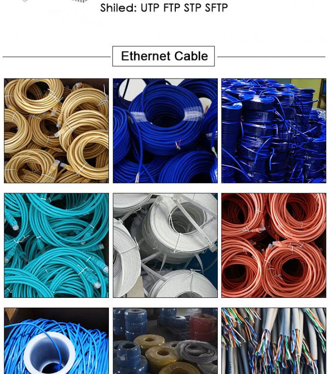 1m 5m 10m UTP FTP Shield Cat5 Cat5e Cat6 Ca6a Cat7 RJ45 Flat Ethernet Patch Network Lan Cable per Router 1