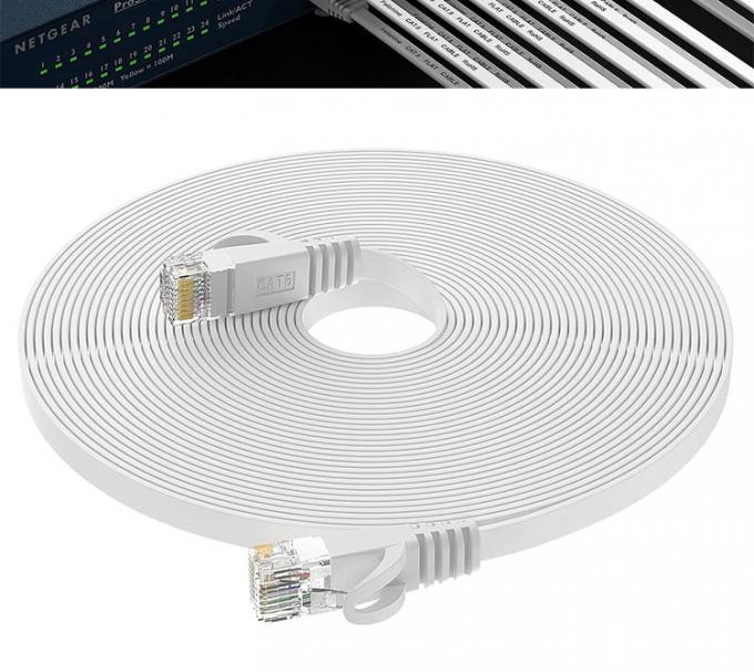 1m 5m 10m UTP FTP Shield Cat5 Cat5e Cat6 Ca6a Cat7 RJ45 Flat Ethernet Patch Network Lan Cable per Router 10