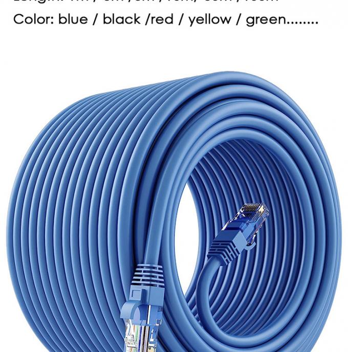 OEM di alta qualità Pure Cooper Shield FTP UTP STP SFTP Cat5 Cat5e Cat6 Cat6a Cat7 Cat8 RJ45 Ethernet Patch Lan Network Cable 1