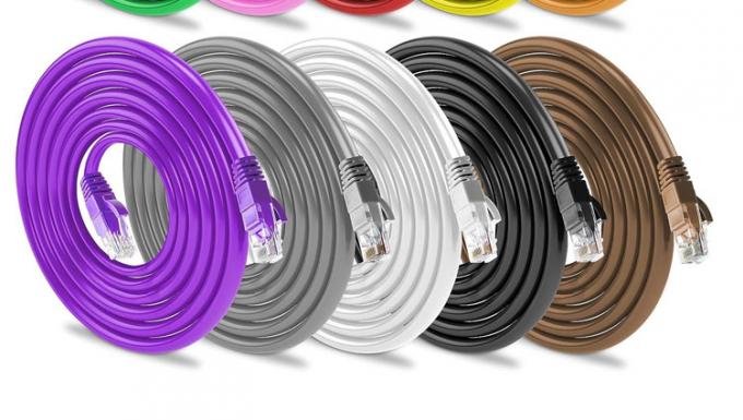 OEM di alta qualità Pure Cooper Shield FTP UTP STP SFTP Cat5 Cat5e Cat6 Cat6a Cat7 Cat8 RJ45 Ethernet Patch Lan Network Cable 8