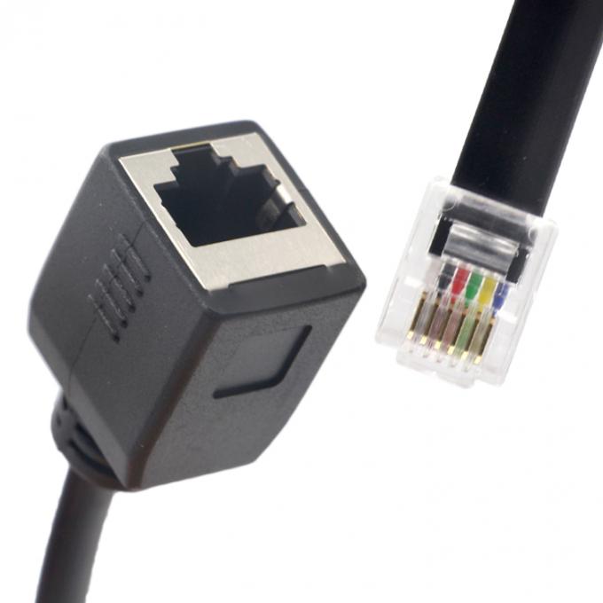Personalizzazione Cavo di estensione di rete Ethernet da maschio a femmina Cat5 Cat5e Cat6 Cat7 8P8C RJ45 0