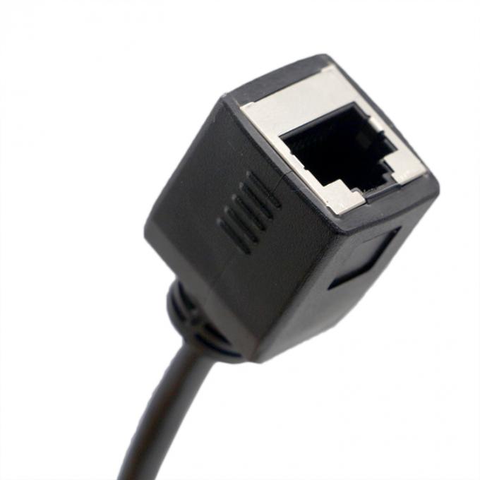 DB9 Femminile RS232 in serie a RJ45 Femminile cavo di presa 1