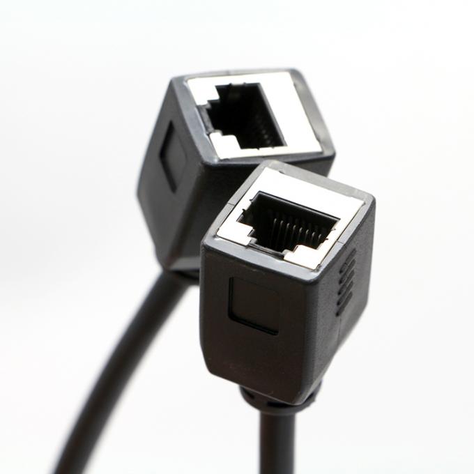 Personalizzazione 1M 2M 8P8C RJ45 Femminile a RJ45 Femminile Socket Lan Network Ethernet Cable 0