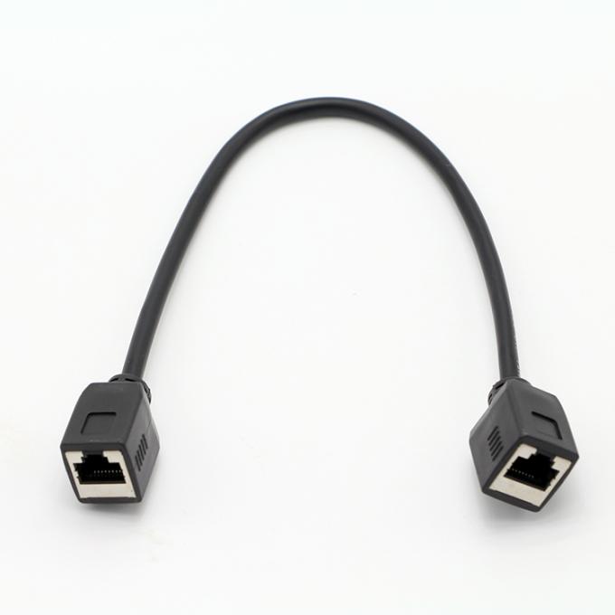 Personalizzazione 1M 2M 8P8C RJ45 Femminile a RJ45 Femminile Socket Lan Network Ethernet Cable 4