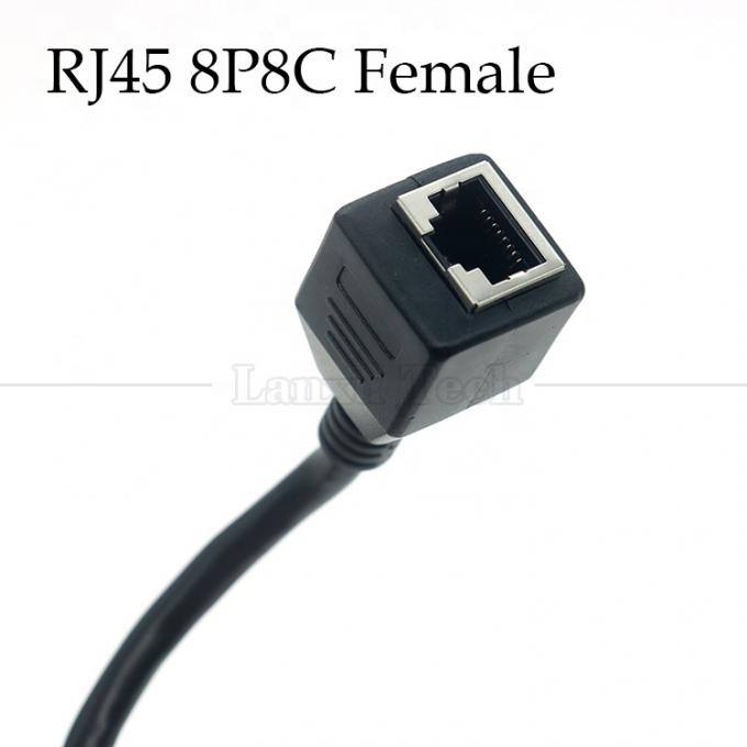Ethernet di rete di alta qualità Cta6 26AWG RJ45 8p8c presa femminile per aprire fili nudi in scatola cavo termico 3