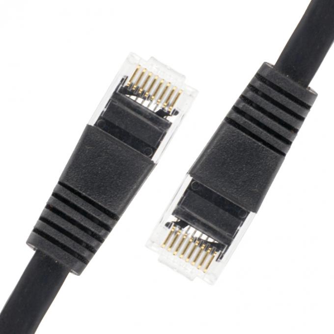 Cavo Lan di estensione Ethernet di rete RJ45 piatto patch cord industriale Cat5 Cat5e Cat6 Cat7 Cat8 STP UTP 0