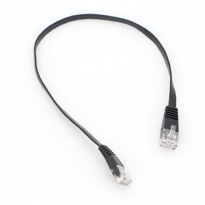 Cavo Lan di estensione Ethernet di rete RJ45 piatto patch cord industriale Cat5 Cat5e Cat6 Cat7 Cat8 STP UTP 2