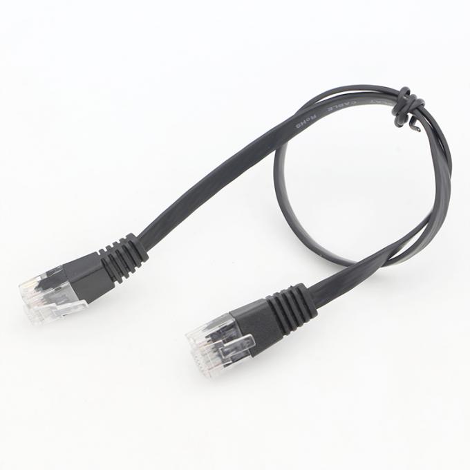 Cavo Lan di estensione Ethernet di rete RJ45 piatto patch cord industriale Cat5 Cat5e Cat6 Cat7 Cat8 STP UTP 4
