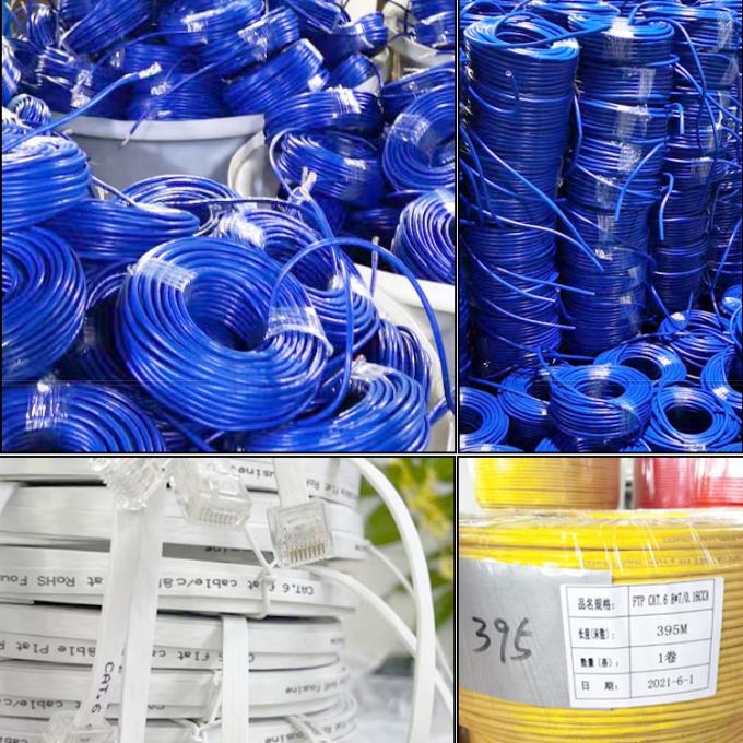 Personalizzazione Scudo 1m 3m 5m 10m STP UTP Pure Cooper Cat5 Cat5e Cat6 Cat7 Cat8 RJ45 Patch Cord Lan Ethernet Network Cable 0