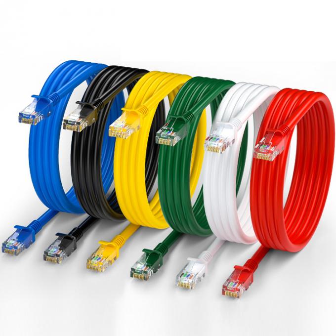 Personalizzazione Scudo 1m 3m 5m 10m STP UTP Pure Cooper Cat5 Cat5e Cat6 Cat7 Cat8 RJ45 Patch Cord Lan Ethernet Network Cable 1