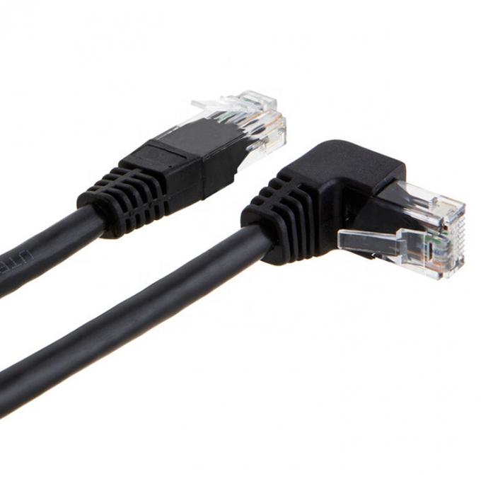 UTP STP 90 gradi angolo destro sinistro Cat5 Cat5e Cat6 Cat7 RJ45 estensione Ethernet LAN Network Cable 4