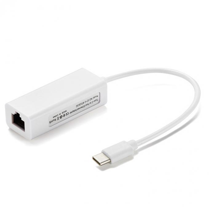 Plug and Play 100Mbps Gigabit USB Tipo C a RJ45 Ethernet Lan Network Adapter per Computer portatili 0