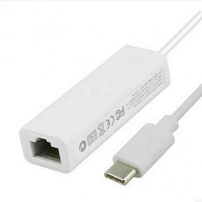 Plug and Play 100Mbps Gigabit USB Tipo C a RJ45 Ethernet Lan Network Adapter per Computer portatili 1