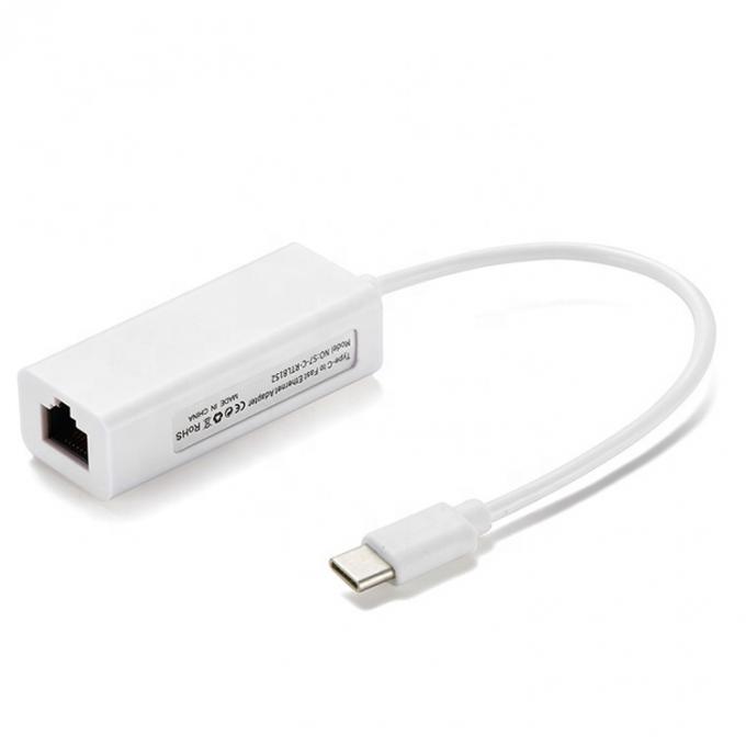 Plug and Play 100Mbps Gigabit USB Tipo C a RJ45 Ethernet Lan Network Adapter per Computer portatili 3