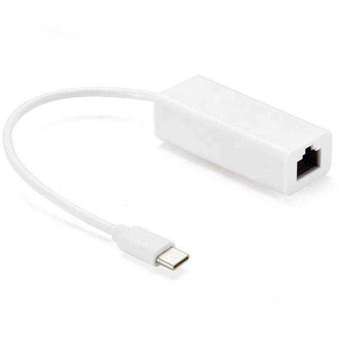 Plug and Play 100Mbps Gigabit USB Tipo C a RJ45 Ethernet Lan Network Adapter per Computer portatili 2