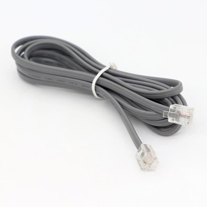 Cable telefonico ADSI da RJ11 a RJ11 6P2C 3