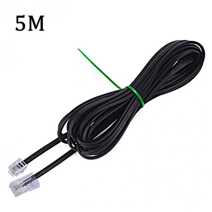 Custom Black RJ45 8P8C a DSL RJ11 6P4C Cable di telefonia modem Wan 5