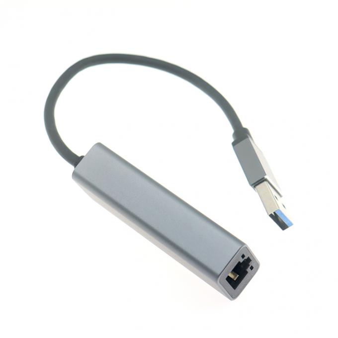 Super velocità 1000Mbps Metal Shell USB 3.0 a Gigabit RJ45 Ethernet Adapter 3