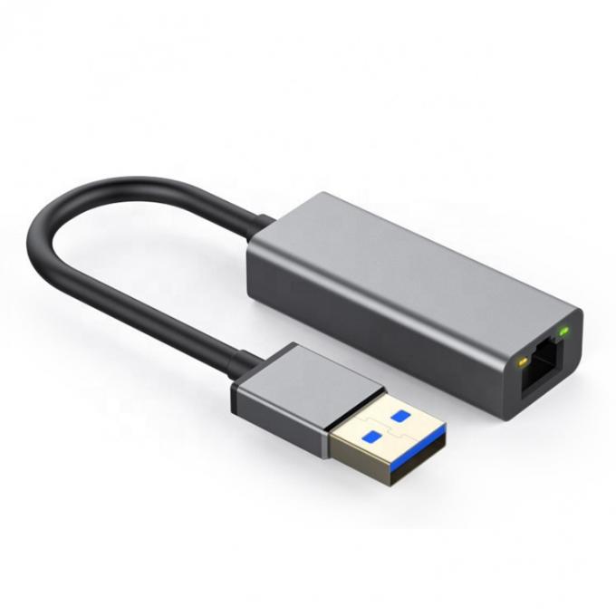Super velocità 1000Mbps Metal Shell USB 3.0 a Gigabit RJ45 Ethernet Adapter 0