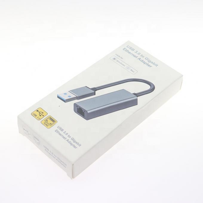 Super velocità 1000Mbps Metal Shell USB 3.0 a Gigabit RJ45 Ethernet Adapter 4
