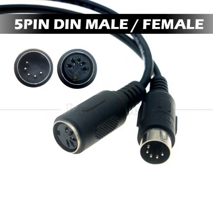 Cable di estensione DIN di alta qualità 1M 3M 5M maschio a femmina MIDI 5 PIN per chitarra audio 0