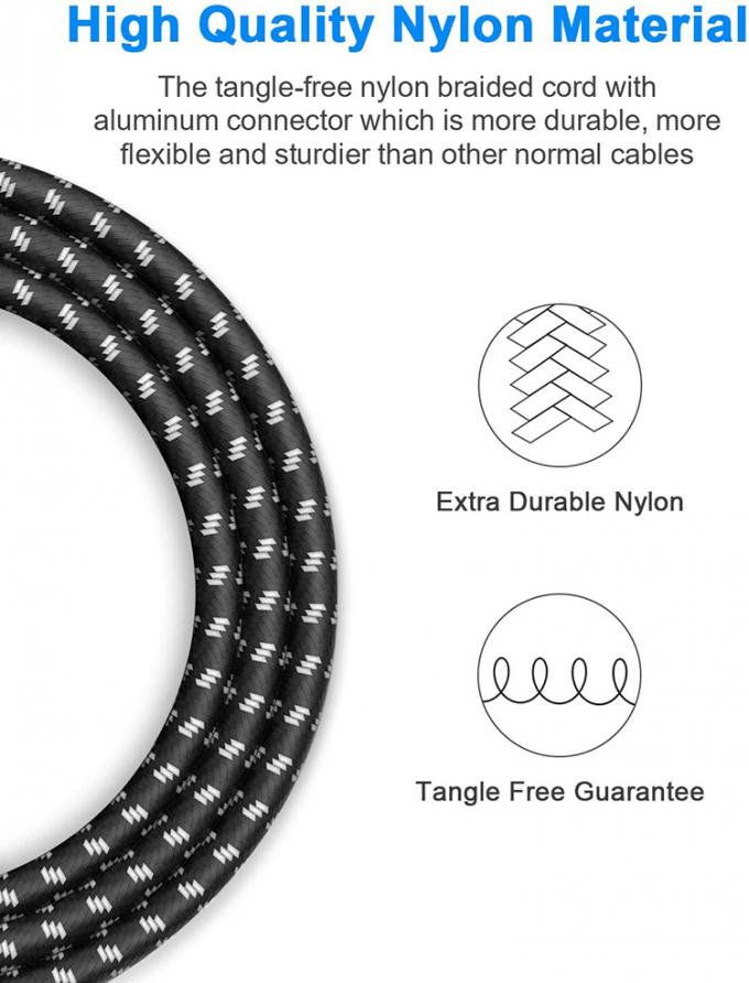 OEM 3M 1/4 Inch 6.3mm TS Jack Right Angle Strumento musicale Bass Amplifier Pedal Guitar Patch Cable 4