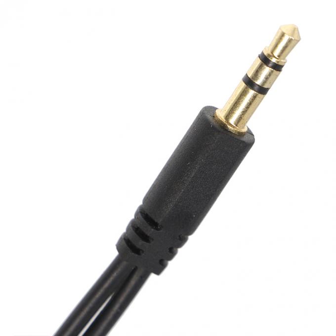 1 maschio a 2 femmine Split 3.5mm Stereo Jack cuffie Audio Y Splitter Cable 2