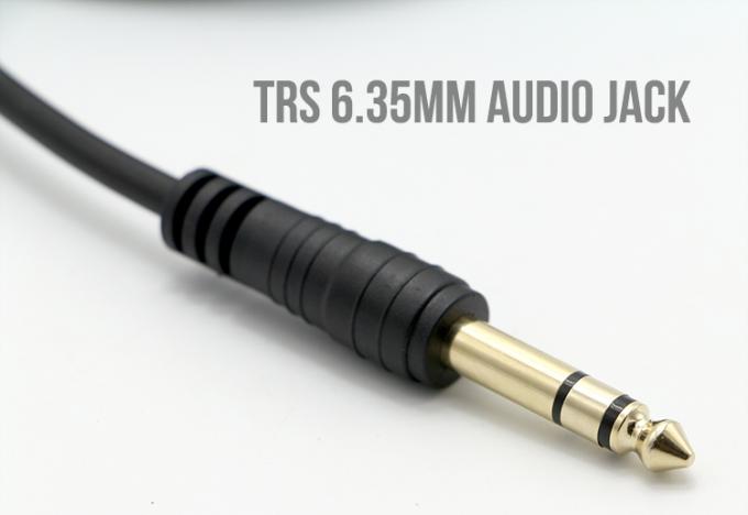 3M Dorato 6.35mm Jack 1/4 pollice TRS Maschio a 1/4 pollice TS Jack Femminile Audio Jack Stereo Cable 1