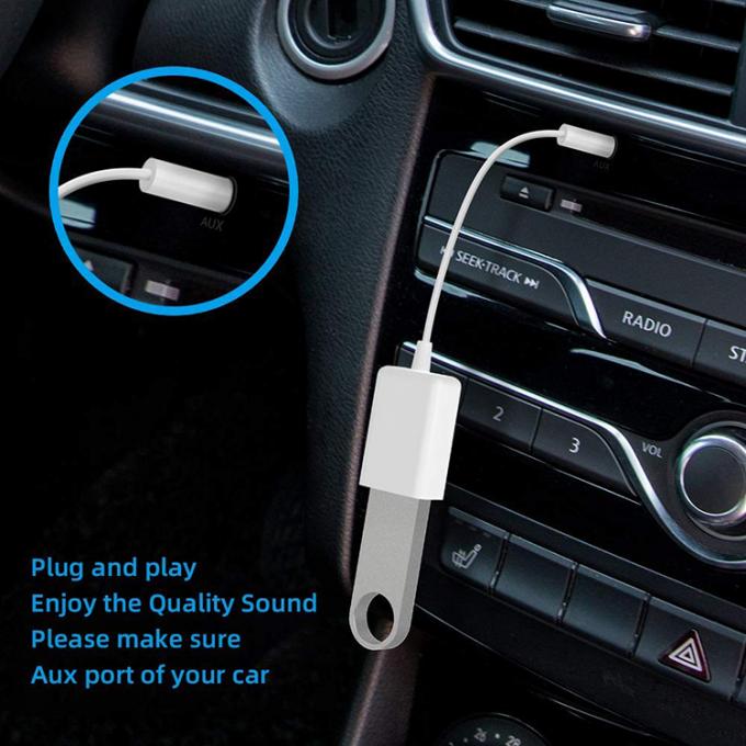 USB 2.0 femminile a 3,5 mm Jack 3 poli AUX Converter Adapter per altoparlante audio auto 5